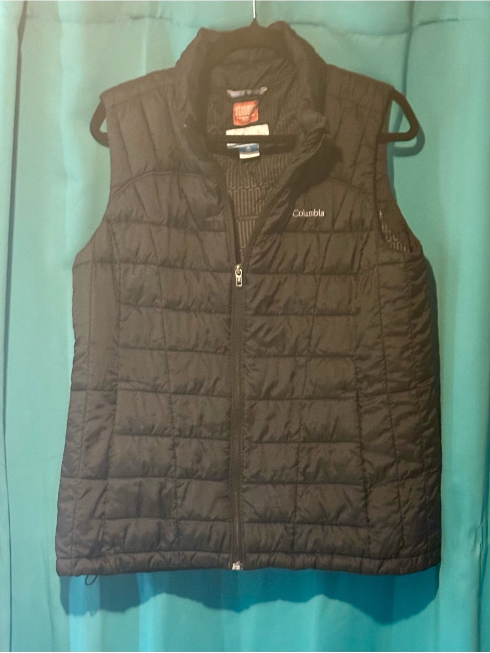 Columbia Black Quilted Men's Insulated Vest